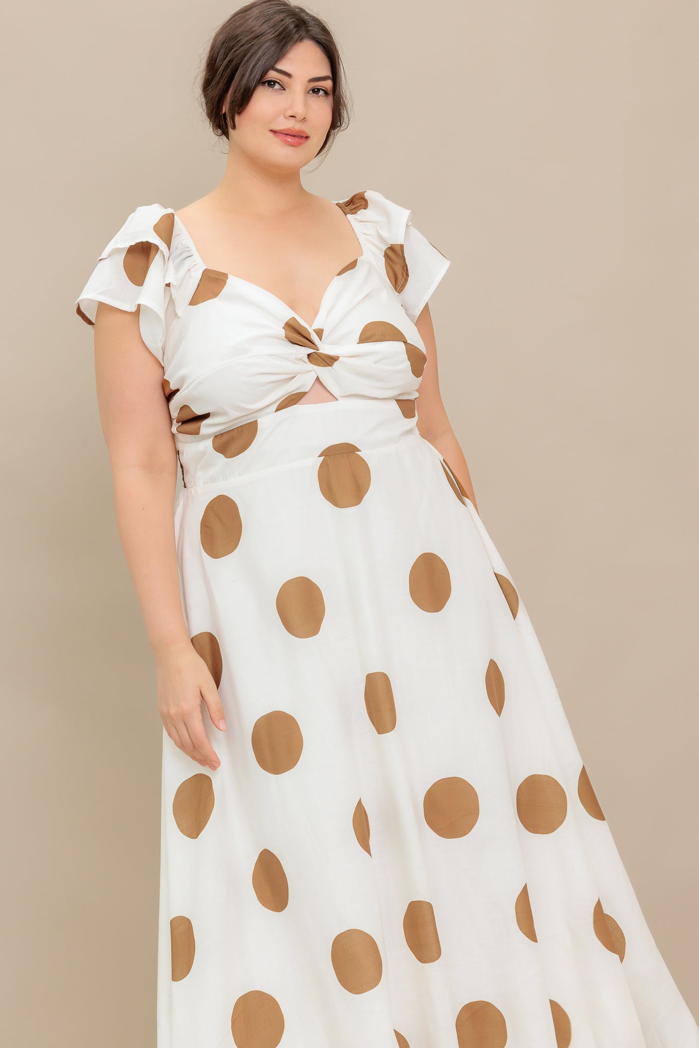MOJITO MOOD WOVEN MIDI DRESS