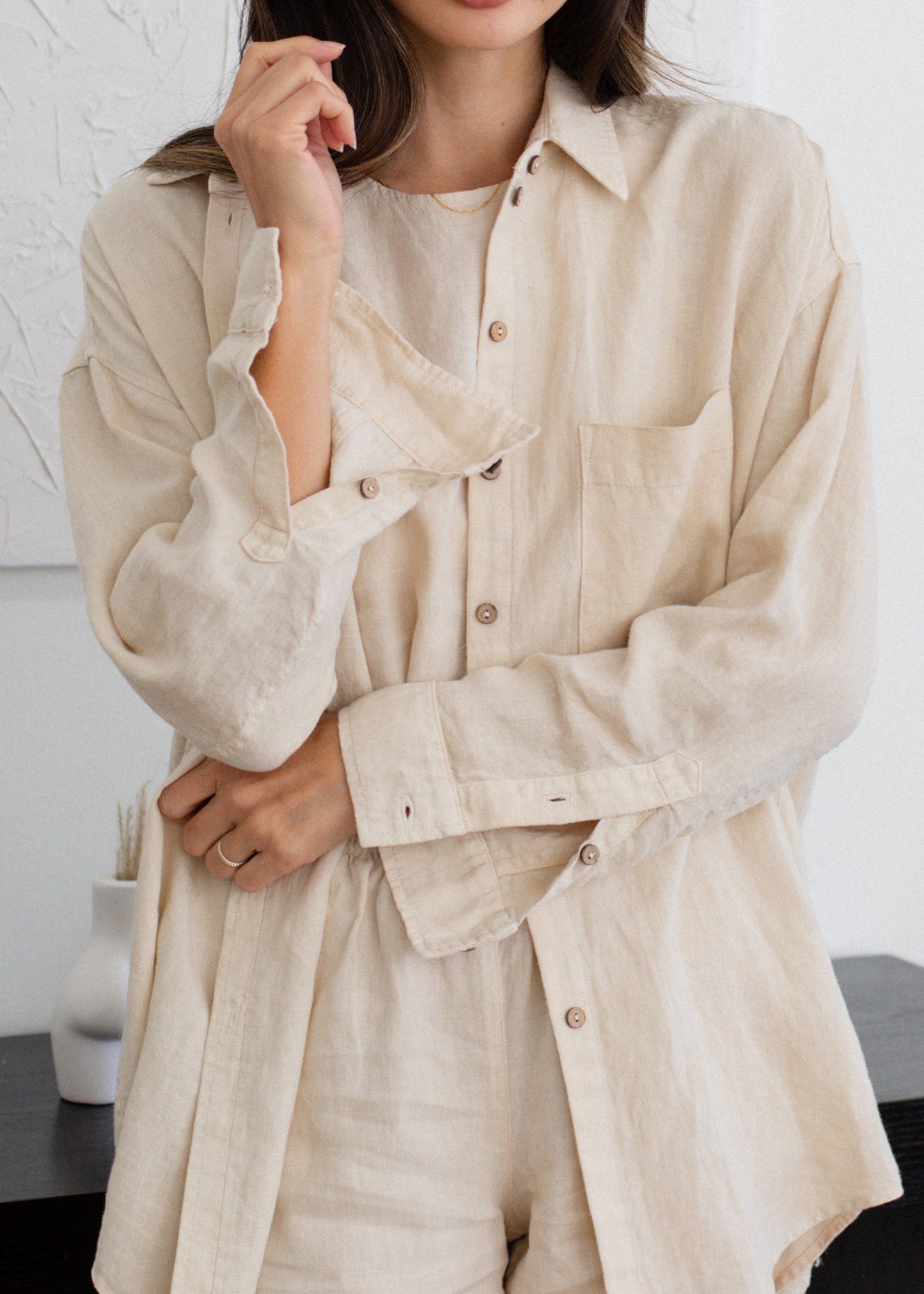 Linen Long Sleeve Shirt